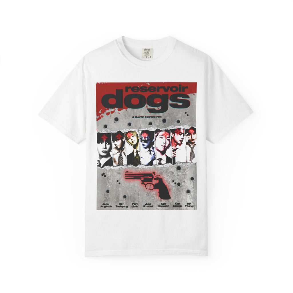 BTS Arirang X Reservoir Dogs Poster T-Shirt Bulletproof Ver.| Movie Poster Graphic Tee
