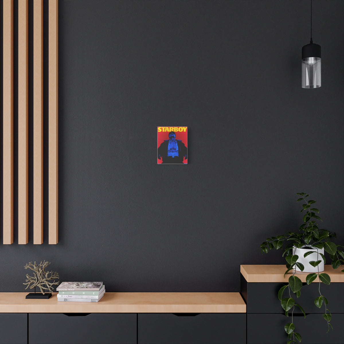 ATEEZ San X Starboy Retro KPop Art Canvas