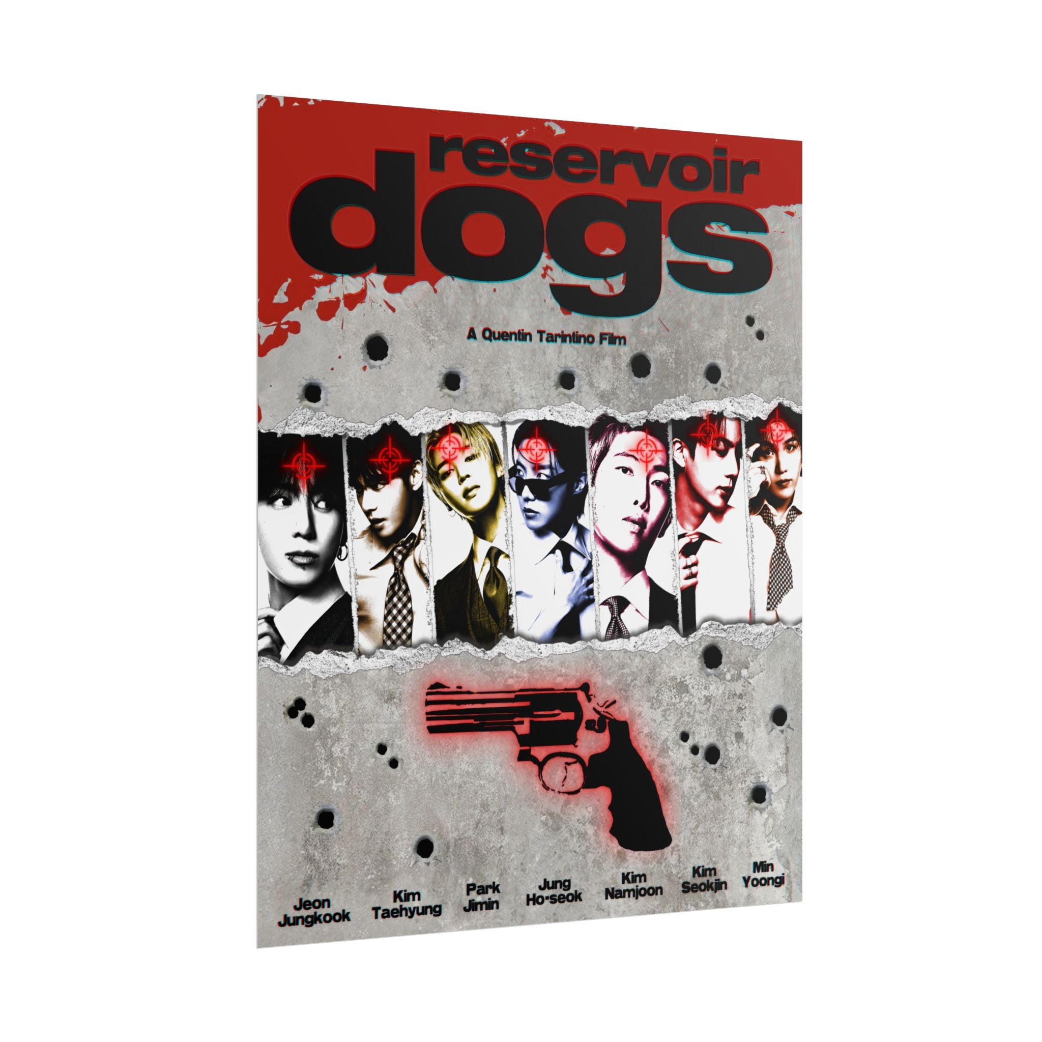 BTS Reservoir Dogs Rolled Poster Bulletproof. ver | Arirang OT7