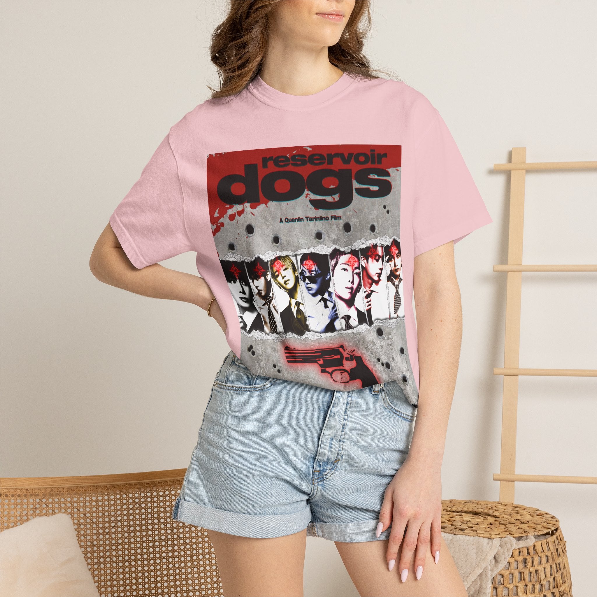 BTS Arirang X Reservoir Dogs Poster T-Shirt Bulletproof Ver.| Movie Poster Graphic Tee