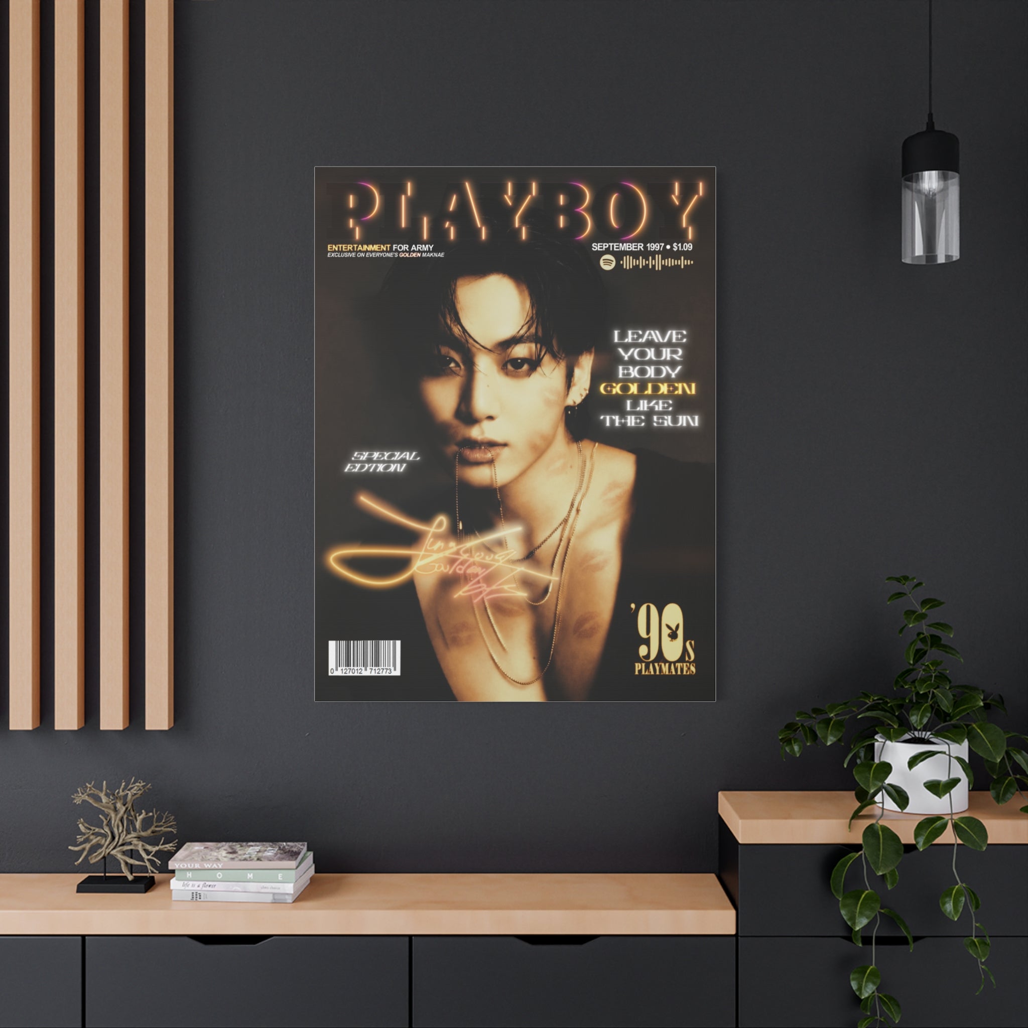 Jeon Jungkook BTS Playboy Canvas