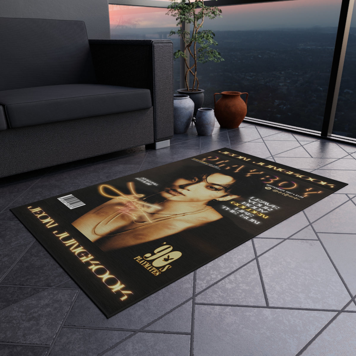 Jeon Jungkook BTS Playboy Rug