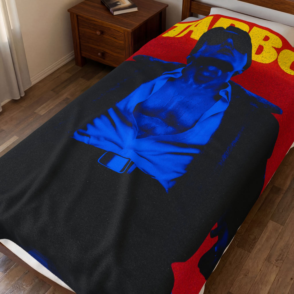 ATEEZ San X Starboy Illustration Velveteen Plush Blanket