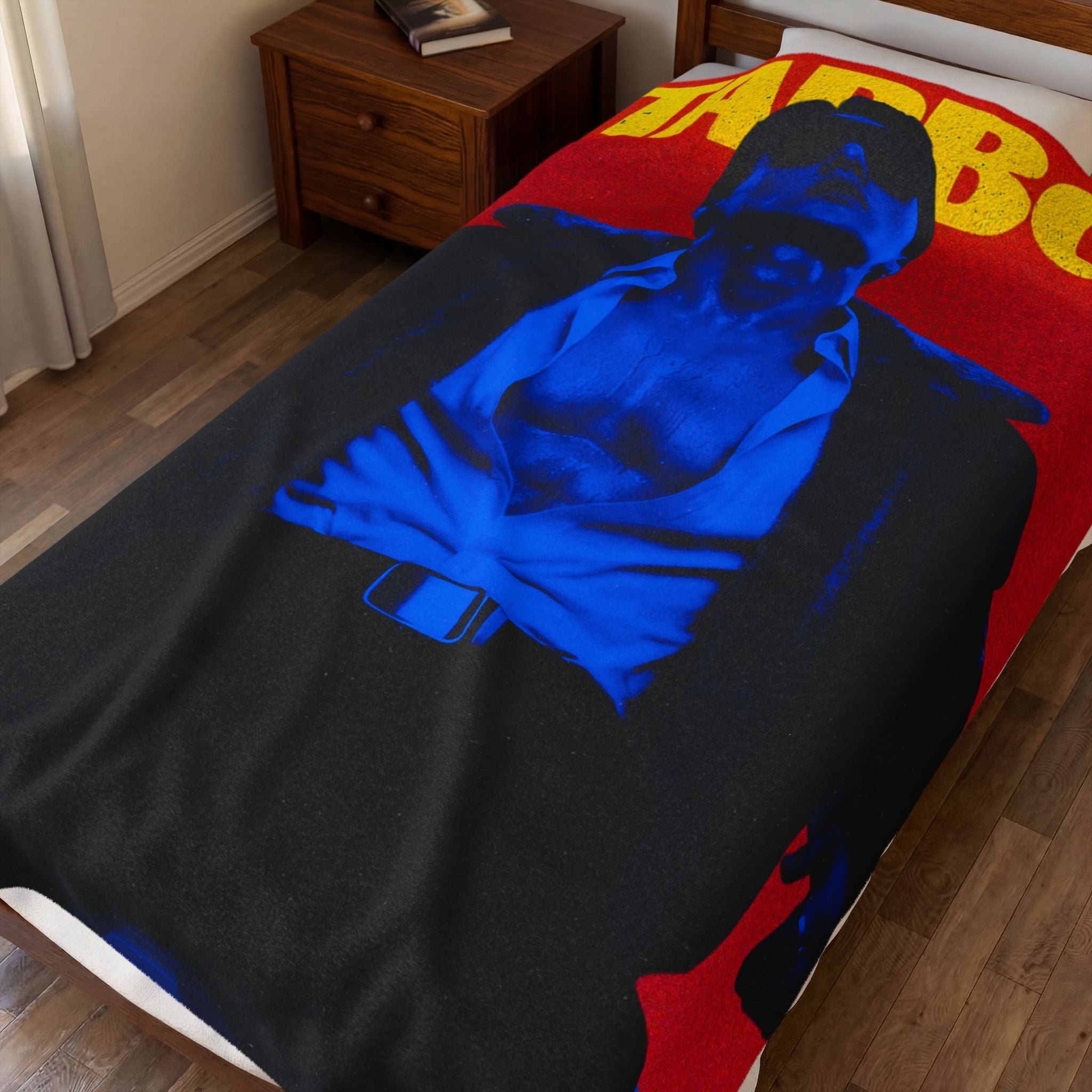 ATEEZ San X Starboy Illustration Velveteen Plush Blanket