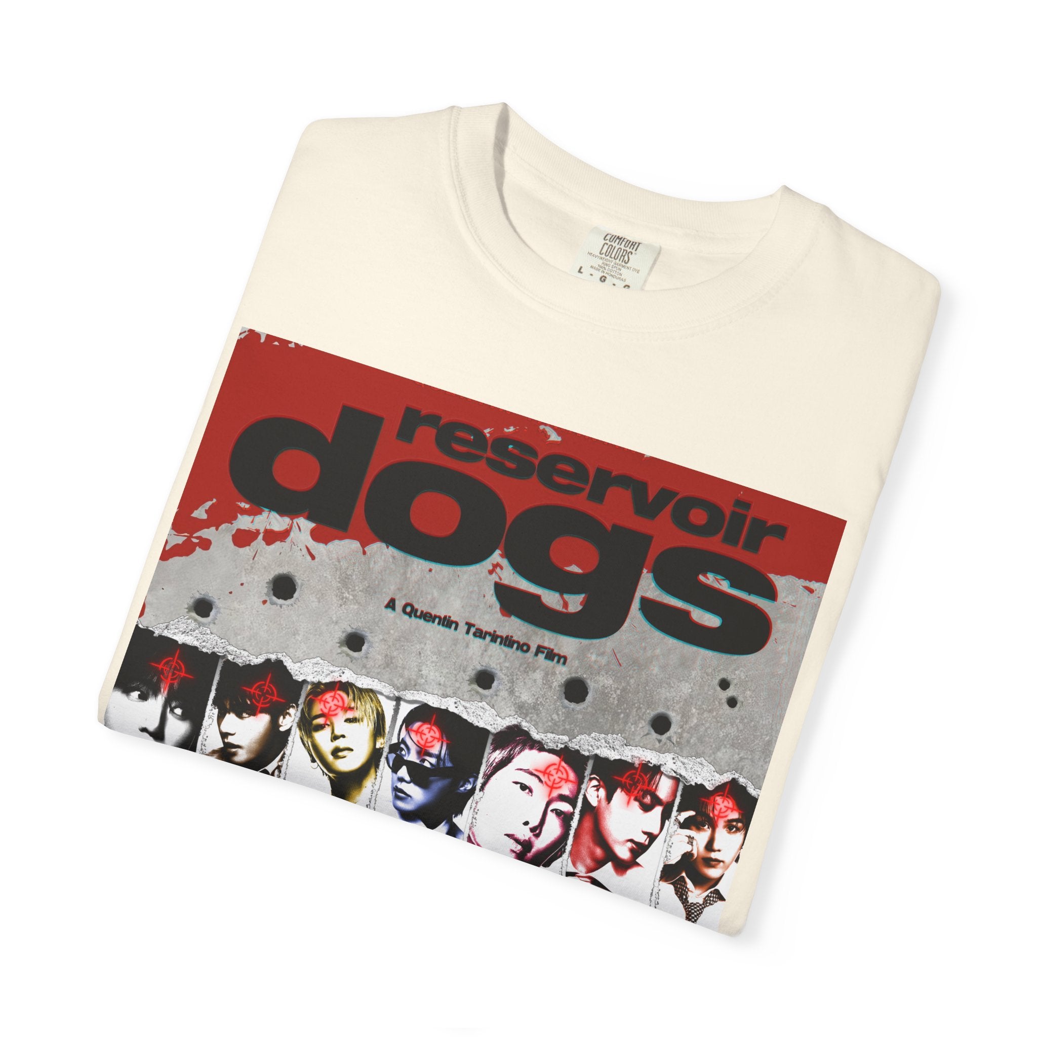 BTS Arirang X Reservoir Dogs Poster T-Shirt Bulletproof Ver.| Movie Poster Graphic Tee