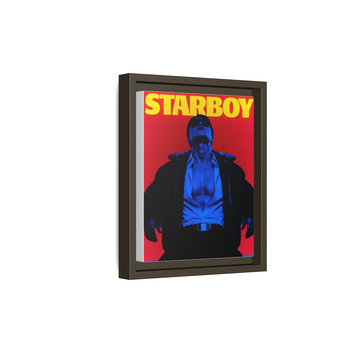 Framed Canvas ATEEZ San X Starboy Poster Matte  | Retro Pop Art Music Wall Decor