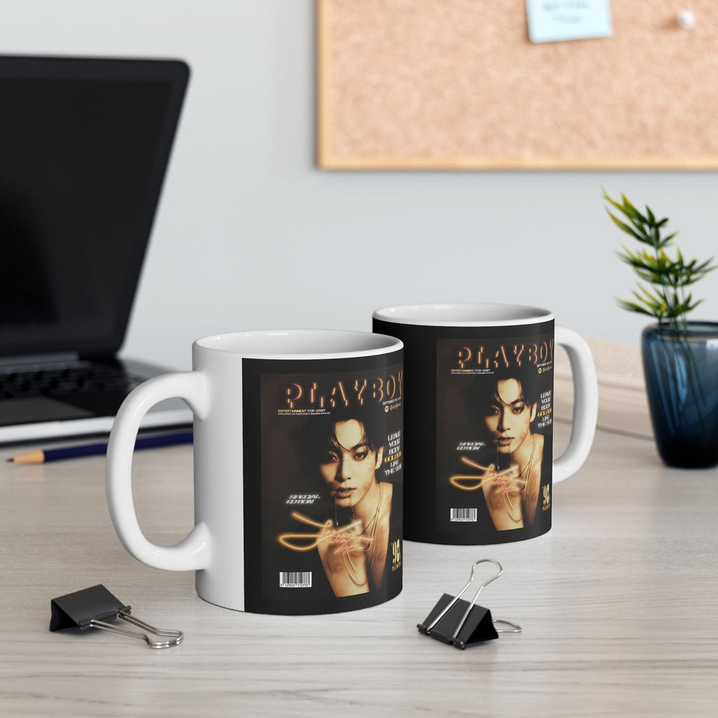 Jeon Jungkook BTS Playboy Mug | Ceramic Coffee Cup