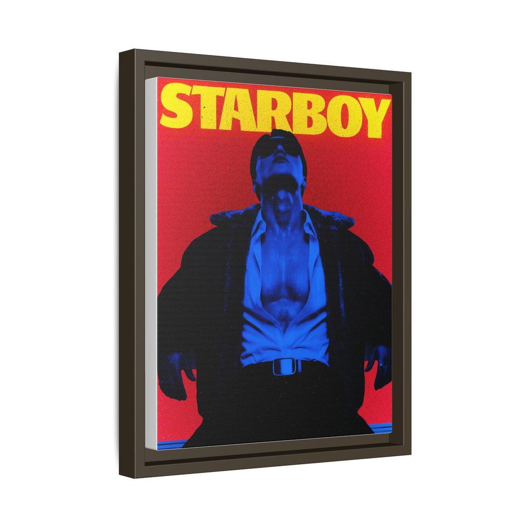 Framed Canvas ATEEZ San X Starboy Poster Matte  | Retro Pop Art Music Wall Decor