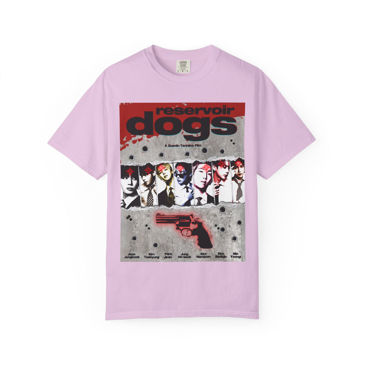 BTS Arirang X Reservoir Dogs Poster T-Shirt Bulletproof Ver.| Movie Poster Graphic Tee