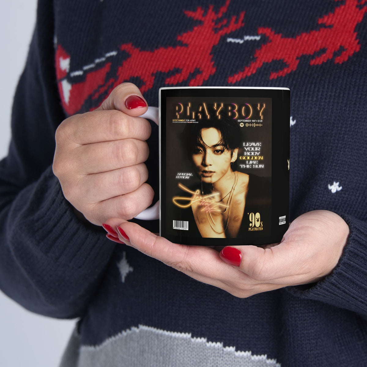 Jeon Jungkook BTS Playboy Mug | Ceramic Coffee Cup