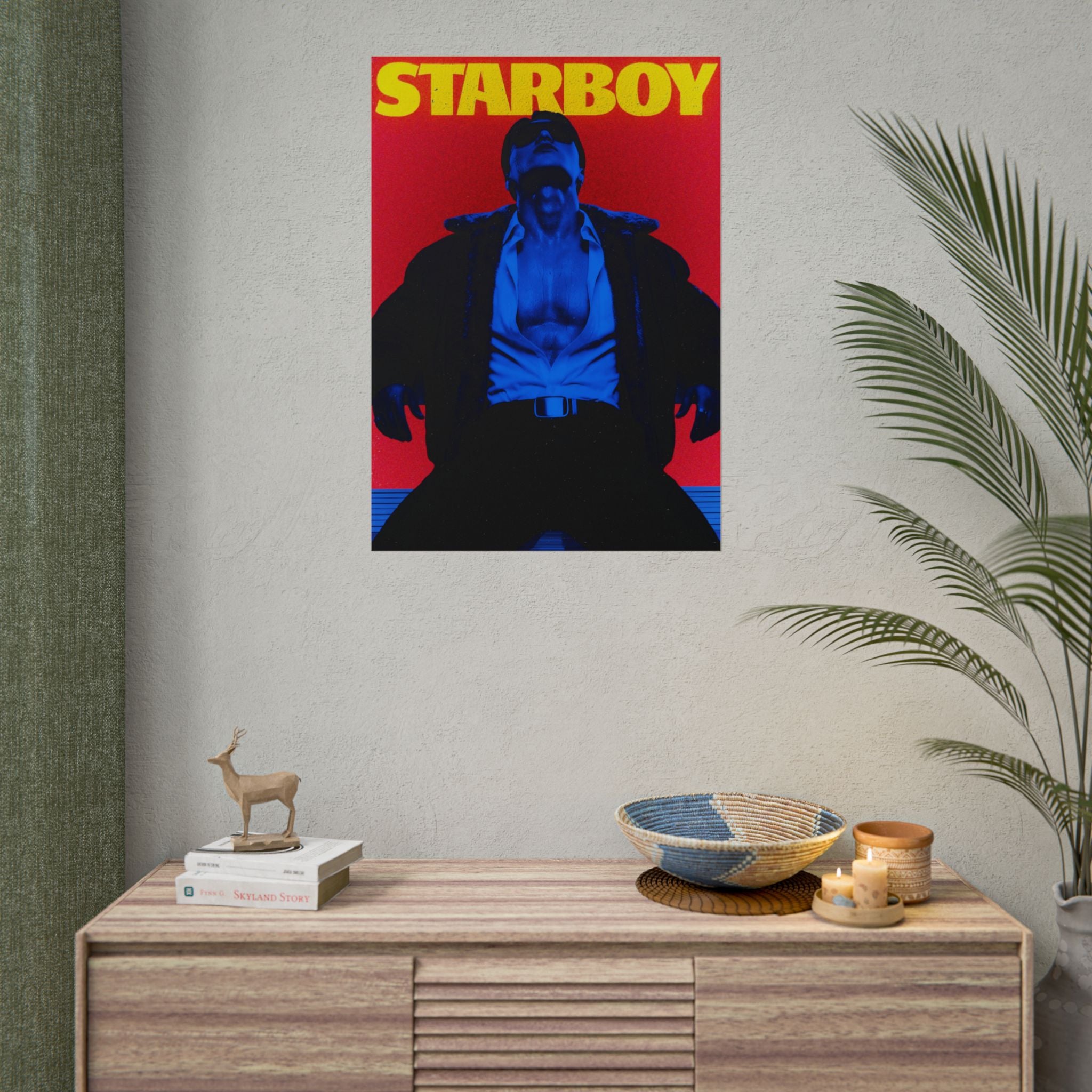 ATEEZ San X Starboy poster Rolled Poster