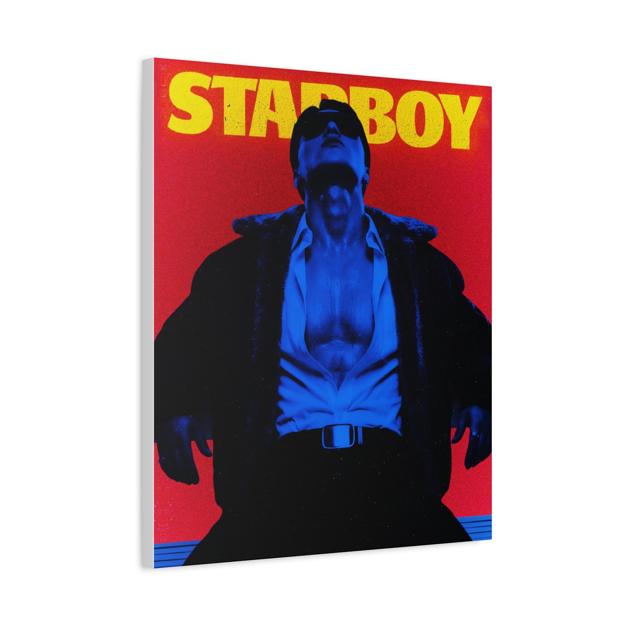 ATEEZ San X Starboy Retro KPop Art Canvas