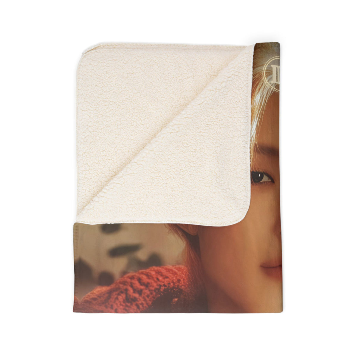 Mingi Ateez The Empress Tarot Portrait Fleece Sherpa Blanket