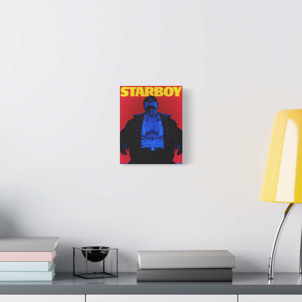 ATEEZ San X Starboy Retro KPop Art Canvas
