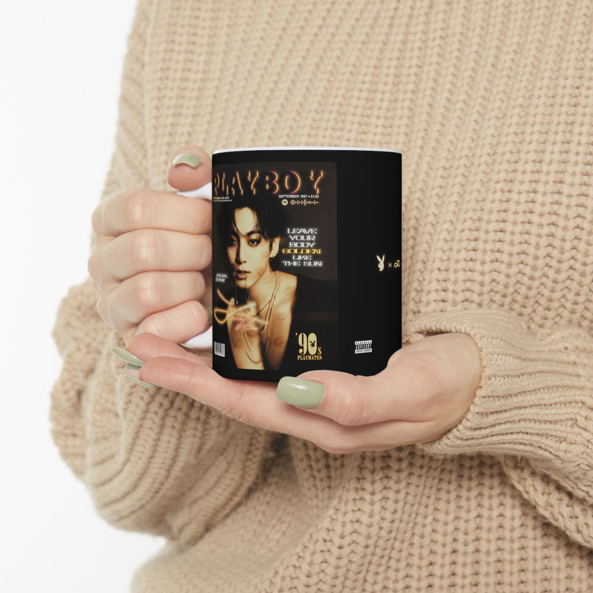 Jeon Jungkook BTS Playboy Mug | Ceramic Coffee Cup