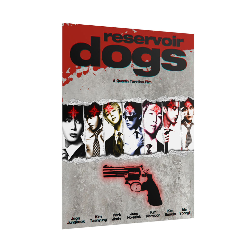 BTS Arirang X Reservoir Dogs poster Rolled Poster | Movie-inspired art print