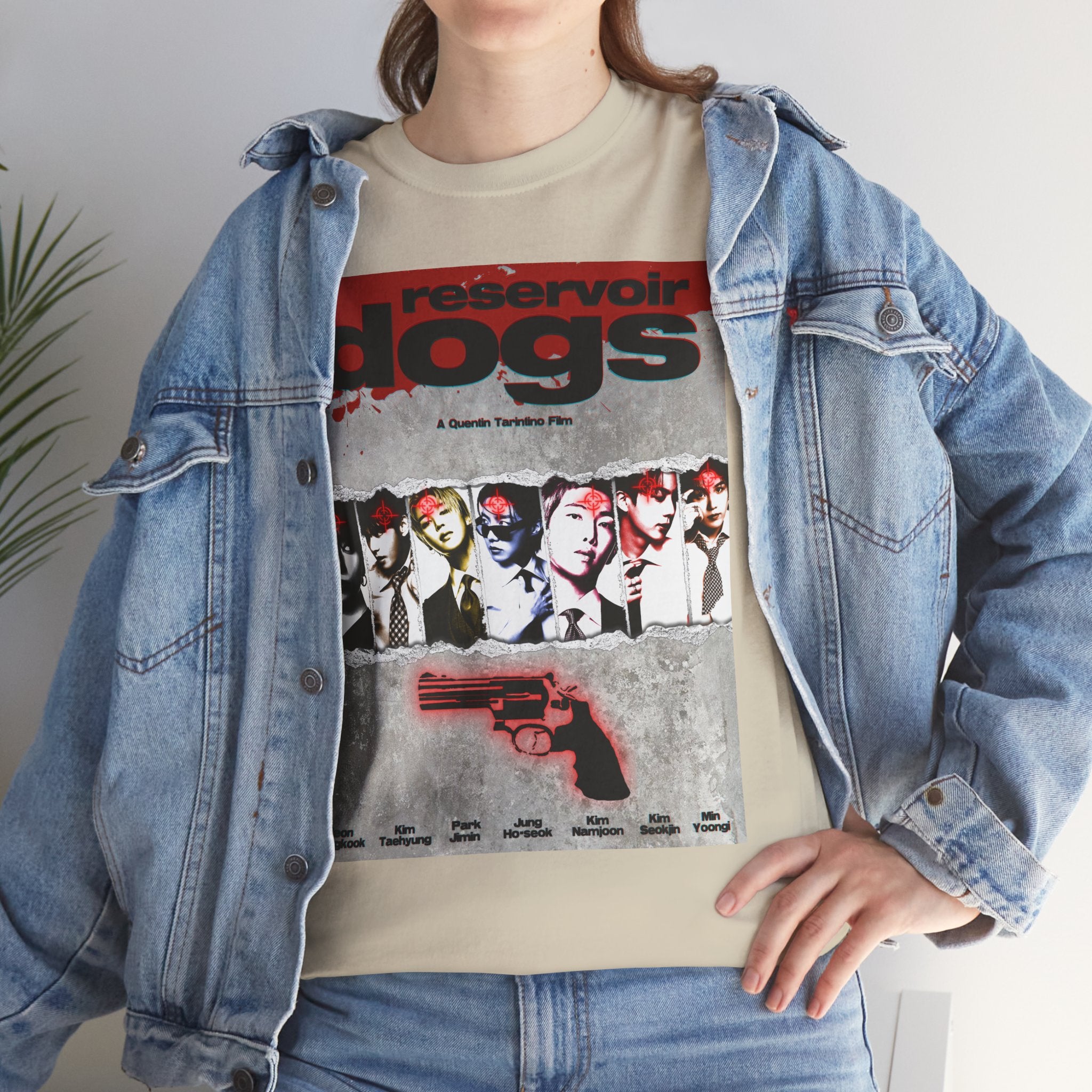 BTS Arirang X Reservoir Dogs Poster Tee | Movie Poster T-Shirt