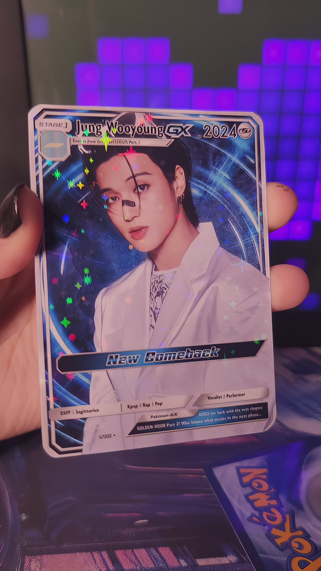 ATEEZ Golden Hour Pt 2 Holographic trading cards