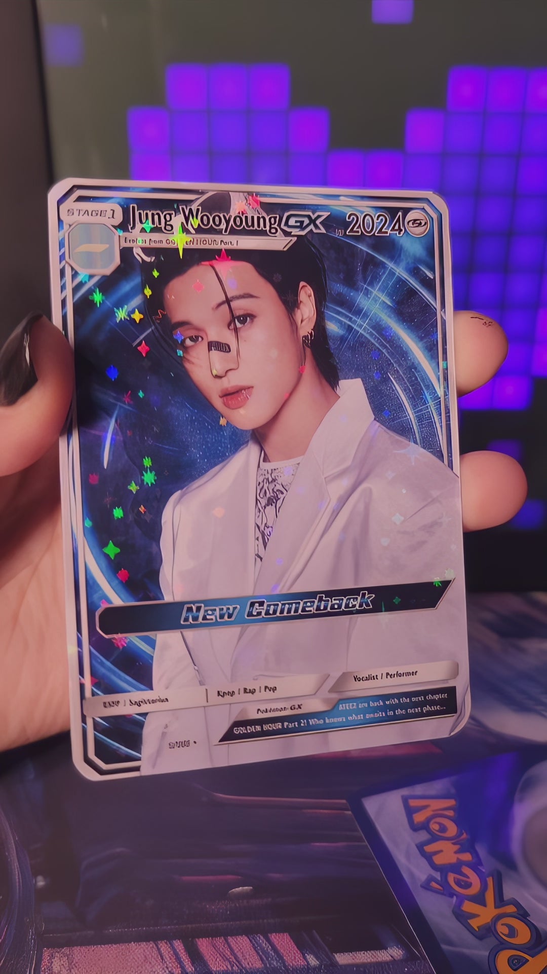 ATEEZ Golden Hour Pt 2 Holographic trading cards