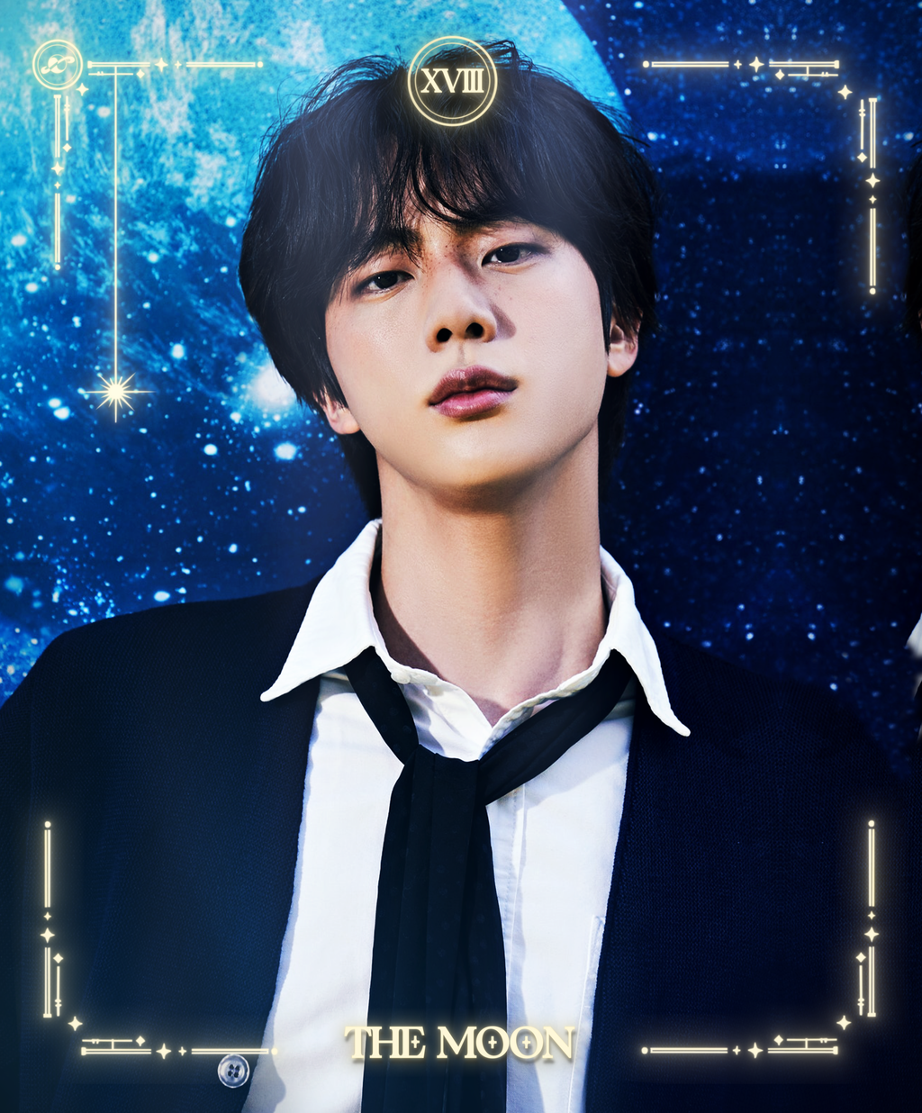 Jin BTS Tarot Woven Blanket | Fan Throw, Decorative Tapestry
